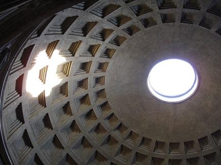 Cúpula do Panteão com oculus, Roma. 126 D.C.