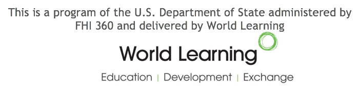 This is a program of the U.S. Department of State administered by FHI 360 and delivered by World Learning